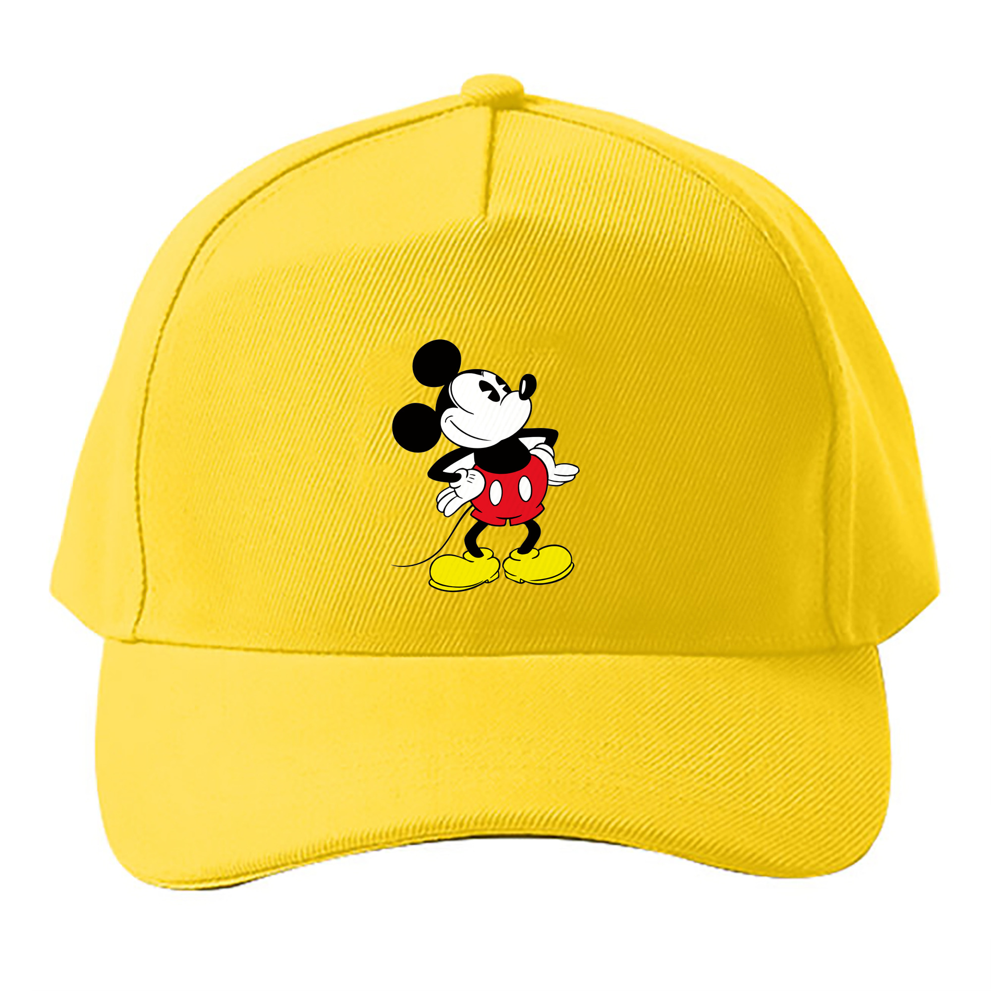 （画像用） ミッキーマウス Mickey Mouse ベースボールキャップ 綿100％ 男女兼用 帽子 スポーツ